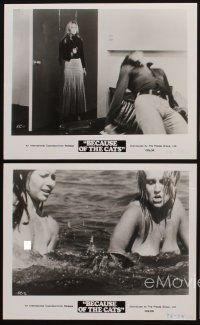 2e612 BECAUSE OF THE CATS 4 8x10 stills '73 Sylvia Kristel, sexy images of naked women!