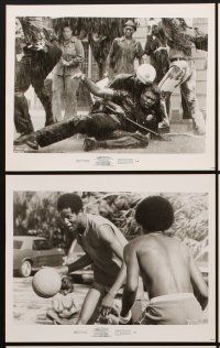 2e289 CORNBREAD, EARL & ME 13 8x10 stills '75 young Laurence Fishburne's first role, basketball!
