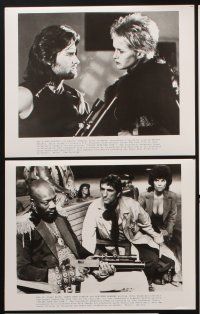2e490 ESCAPE FROM NEW YORK 7 8x10 stills '81 Kurt Russell, Lee Van Cleef, Borgnine, John Carpenter