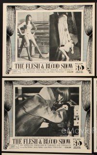 2e576 FLESH & BLOOD SHOW 5 8x10 stills '73 an appalling amalgam of carnage & carnality in 3-D!