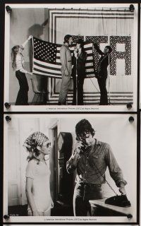 2e536 F.T.A. 6 8x10 stills '72 Jane Fonda & Donald Sutherland in a show the Pentagon couldn't stop!