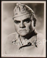 2e410 GALLANT HOURS 8 8x10 stills '60 James Cagney, includes candid with real Admiral Bull Halsey!