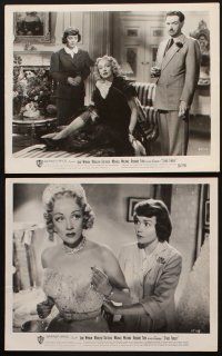 2e557 STAGE FRIGHT 6 8x10 stills '50 Alastair Sim, Jane Wyman, Michael Wilding, Hitchcock