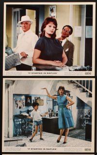 2e123 IT STARTED IN NAPLES 12 color 8x10 stills '60 great images of Clark Gable & Sophia Loren!