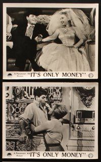 2e096 IT'S ONLY MONEY 8 English FOH LCs '62 private eye Jerry Lewis, Joan O'Brien