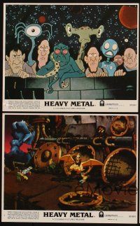 2e225 HEAVY METAL 4 8x10 mini LCs '81 classic musical animation, great cartoon images!