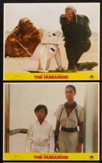 2e162 HUMANOID 8 8x10 mini LCs '79 Richard Kiel, Barbara Bach, wacky Italian Star Wars rip-off!