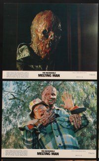 2e170 INCREDIBLE MELTING MAN 8 8x10 mini LCs '77 AIP, gruesome image of the 1st new horror creature!