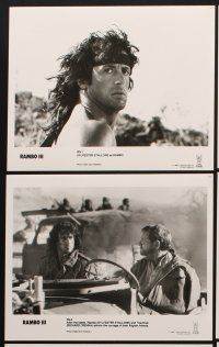 2e027 RAMBO III presskit w/ 12 stills '88 Sylvester Stallone returns as John Rambo!