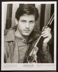 2e019 STREETS OF FIRE presskit w/ 13 stills '84 Michael Pare, Diane Lane, directed by Walter Hill!