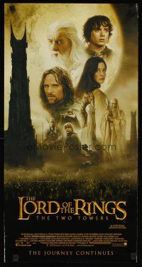 2f006 LORD OF THE RINGS: THE TWO TOWERS Aust daybill '02 Peter Jackson epic, Elijah Wood, Tolkien