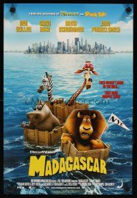 2f008 MADAGASCAR DS Aust mini poster '05 great wacky image of African cartoon animals!