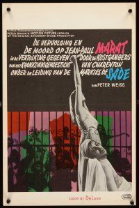 2f270 MARAT/SADE Belgian '67 persecution and assassination of Jean-Paul performed by inmates!
