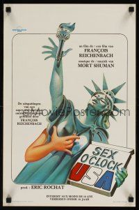 2f291 SEX O'CLOCK USA Belgian '76 artwork of sexy Statue of Liberty!