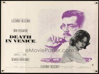 2f688 DEATH IN VENICE British quad '71 Luchino Visconti's Morte a Venezia, Bogarde, Mangano