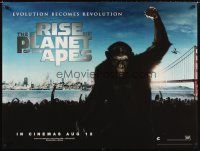 2f751 RISE OF THE PLANET OF THE APES teaser DS British quad '11 James Franco, Freida Pinto!