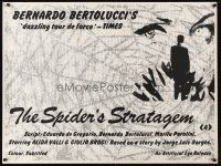 2f766 SPIDER'S STRATEGEM British quad '70 Bernardo Bertolucci's Strategia del ragno!