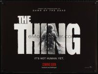 2f776 THING teaser DS British quad '11 Mary Elizabeth Winstead, Edgerton, it's not human yet!