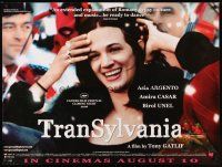 2f783 TRANSYLVANIA advance DS British quad '07 cool image of sexy Asia Argento!