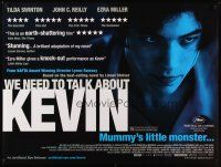 2f791 WE NEED TO TALK ABOUT KEVIN DS blue style British quad '11 Tilda Swinton, Ezra Miller!