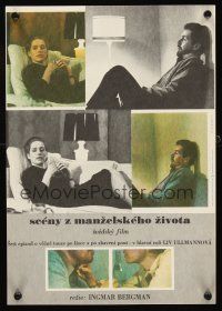 2f472 SCENES FROM A MARRIAGE Czech 11x16 '76 Ingmar Bergman, Liv Ullmann, Erland Josephson!