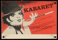 2f487 CABARET Czech 8x12 1989 Liza Minnelli sings & dances in Nazi Germany, directed by Bob Fosse!