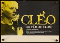 2f488 CLEO FROM 5 TO 7 Czech 9x12 '63 Agnes Varda's classic Cleo de 5 a 7, Corinne Marchand