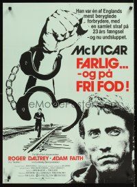 2f597 MCVICAR Danish '81 Roger Daltrey had nothing to lose, crime biography!