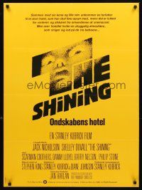2f624 SHINING Danish '80 Stephen King & Stanley Kubrick horror masterpiece, crazy Jack Nicholson!