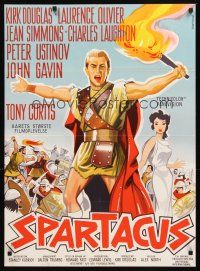 2f629 SPARTACUS Danish '62 classic Stanley Kubrick & Kirk Douglas epic, different artwork!