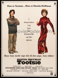 2f640 TOOTSIE Danish '83 full-length Dustin Hoffman in drag & as himself!