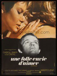 2f532 PARANOIA French 23x32 '72 Umberto Lenzi giallo sucks you into a whirlpool of erotic love!