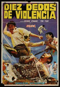 2f051 DIEZ DEDOS DE VIOLENCIA Hong Kong '70s martial arts kung fu action!