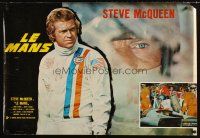 2f153 LE MANS Italian lrg pbusta '71 great images of race car driver Steve McQueen!