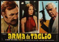 2f154 PRIME CUT Italian lrg pbusta '72 Lee Marvin w/machine gun, Gene Hackman, Sissy Spacek!