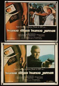 2f089 NEVER SAY NEVER AGAIN 2 Mexican LCs '83 Barbara Carrera & Sean Connery as James Bond 007!
