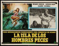 2f091 SOMETHING WAITS IN THE DARK Mexican LC '78 sexy girl being attacked by monsters!