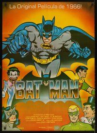 2f031 BATMAN South American R89 DC Comics, Diaz art of Adam West & Burt Ward w/villains!