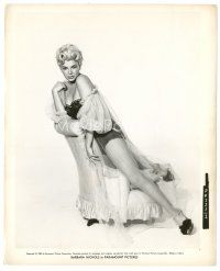 2g113 BARBARA NICHOLS 8.25x10.25 still '59 full-length sexy portrait in sheer negligee!
