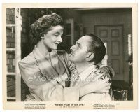 2g121 BEST YEARS OF OUR LIVES 8x10 still '47 Myrna Loy reuinited w/Fredric March after separation!