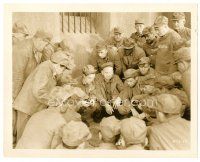 2g127 BIG HOUSE 8x10 still '30 cool image of Wallace Beery & Chester Morris with lots of convicts!
