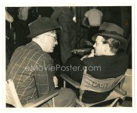 2g151 BOY MEETS GIRL candid 8x10 still '38 James Cagney on set with director Lloyd Bacon by Crail!