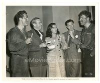 2g160 BRUTE FORCE candid 8x10 key book still '47 Hellinger introduces cast of smokers to celery!