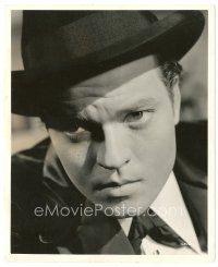 2g183 CITIZEN KANE 8x10 key book still '41 wonderful super close up of Orson Welles by Alex Kahle!