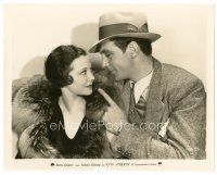 2g190 CITY STREETS 8x10 still '31 great close up of Gary Cooper & Sylvia Sidney madly in love!