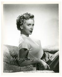 2g234 DEBORAH KERR 8x10 still '53 seated in tight sweater starring in From Here to Eternity!