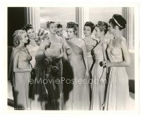 2g265 DOWN TO EARTH 8x10 still '46 goddess Rita Hayworth & her sister Muses by Ned Scott!