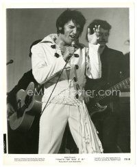 2g291 ELVIS: THAT'S THE WAY IT IS 8x10 still '70 Presley performing on stage in great jumpsuit!