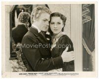 2g327 FRISCO KID 8x10 still '35 close up of James Cagney holding pretty Margaret Lindsay!