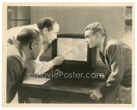 2g355 G-MEN 8x10 still '35 James Cagney gets lesson in fingerprints at cool machine from Monte Blue!